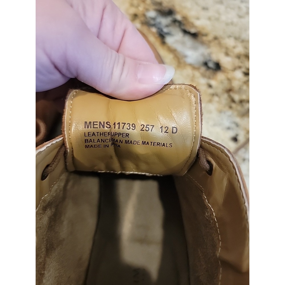 Florsheim Montinaro Brown Leather Plain Toe Chukka Boots 11739-257 Men Sz 12D - Picture 9 of 11
